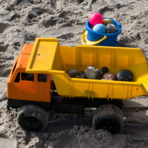 Beach Sand Toy Truck and Pail