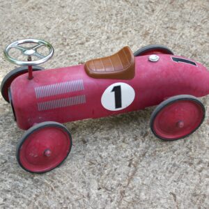Bright Red Mini Sports Car